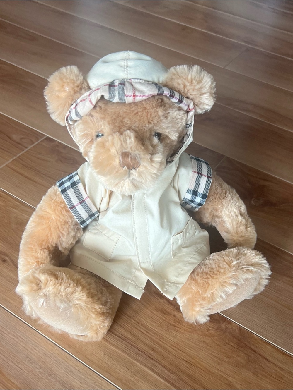 Burberry Fragrance Plush Beige Teddy Bear